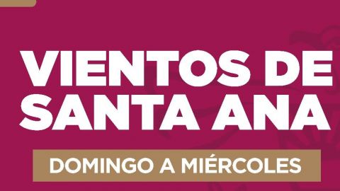 Pronostica Ayuntamiento de Rosarito vientos Santa Ana