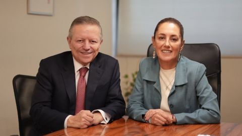 Arturo Zaldívar se reúne con Claudia Sheinbaum
