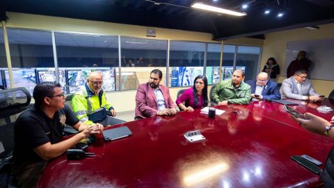 Alcaldesa de Tijuana se reúne de manera emergente con Protección Civil
