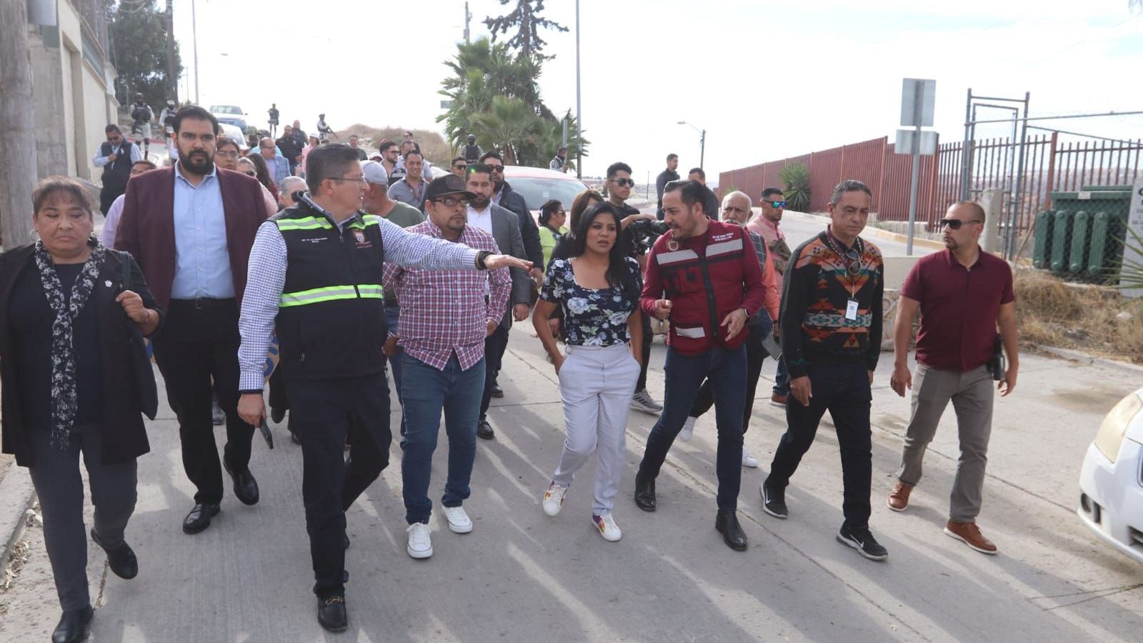Alcaldesa Montserrat Caballero supervisó avances de obra en La Mesa