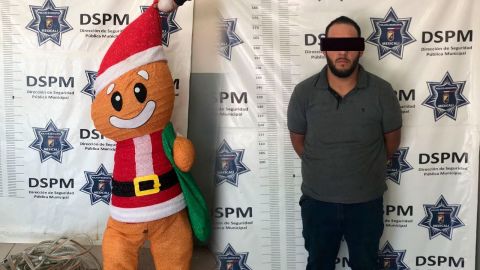 Sujeto se robó la Navidad en Mexicali