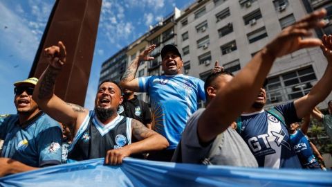 Sindicatos y organizaciones sociales marchan en Argentina contra reformas