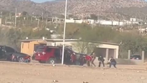 Se enfrentan militares y GN contra hombres armados en Sonoyta, Sonora