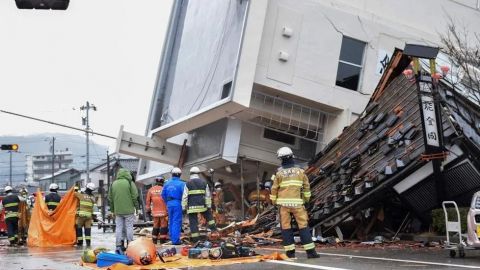 Suman 82 muertos y 79 desaparecidos por sismo en Japón
