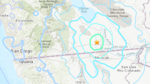 Sismos de magnitudes de 4.8 y 4.5 sacuden El Centro, California