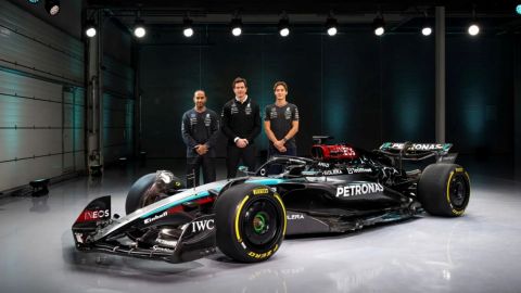Mercedes presenta su monoplaza para la temporada 2024, último con Lewis Hamilton