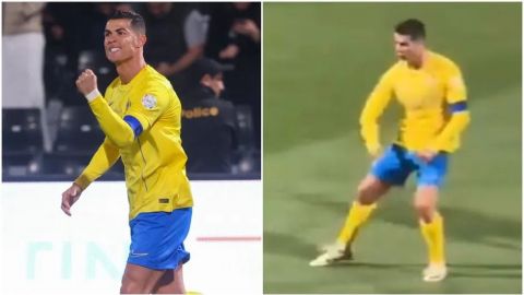 Cristiano Ronaldo realiza polémico gesto a la afición rival