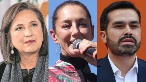 ¿En dónde van a arrancar sus campañas presidenciales Sheinbaum, Gálvez y Máynez?