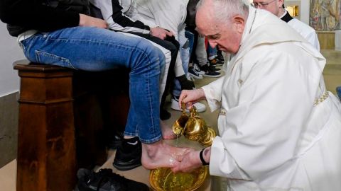 El papa Francisco visitará una cárcel de mujeres para el lavado de pies