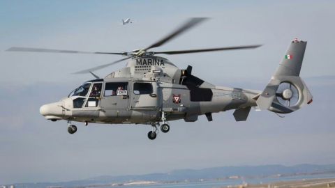 Marina reporta 3 muertos y 2 desaparecidos en accidente de helicóptero