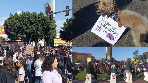 Alzan la voz en Tijuana por todas las mujeres