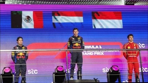 Checo Pérez culmina segundo en el GP de Arabia Saudita