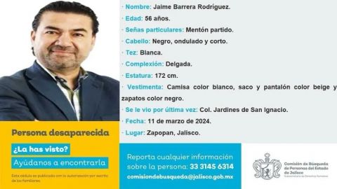 Revelan imágenes del periodista Jaime Barrera previo a desaparición