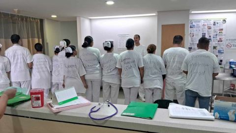 IMSS responde a protesta de personal de enfermería en Tijuana