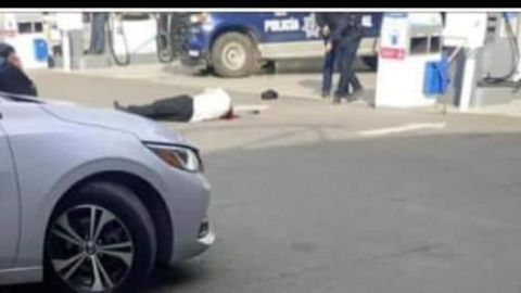 Atacan a balazos a guardia de seguridad en gasolinera de Tijuana
