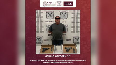 Lo detienen por disparar un arma de fuego en el Valle de Guadalupe