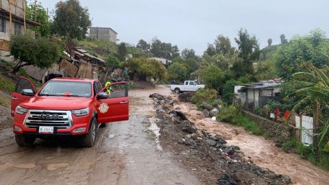 Sin incidentes graves en Rosarito tras las lluvias del fin de semana
