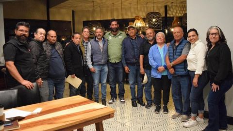 Juan Carlos Hank se reunió con integrantes de la Unión de Pescadores de Ensenada