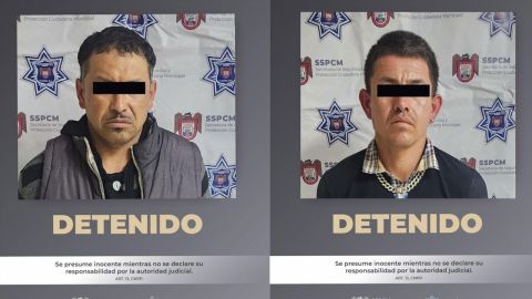 Detienen a dos sujetos por homicidio en la Zona Centro en Tijuana