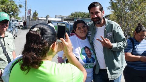 Juan Carlos Hank recorre la Zona Este de Tijuana