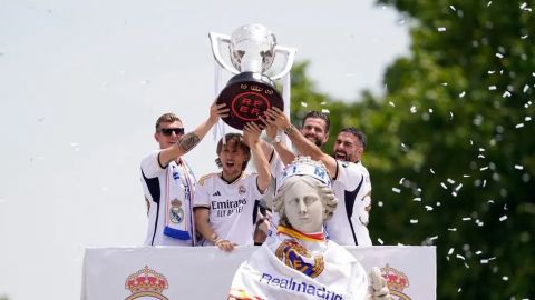 Real Madrid celebra su título 36 de la Liga de España