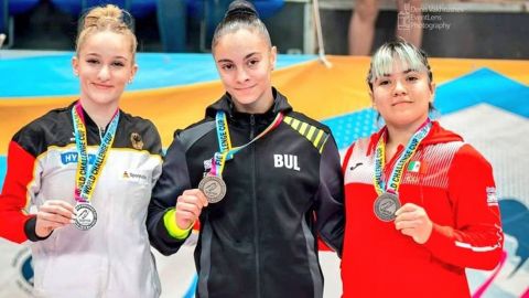 Alexa Moreno gana medalla de bronce en la Copa del Mundo de Gimnasia Artística