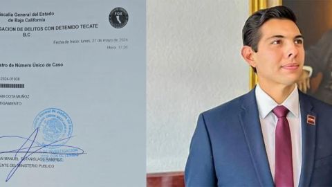 Presenta denuncia el candidato Román Cota Muñoz contra el alcalde Darío Benítez