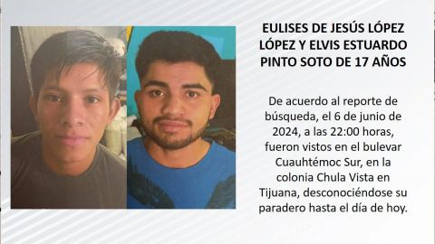 Menores de edad desaparecen en Tijuana