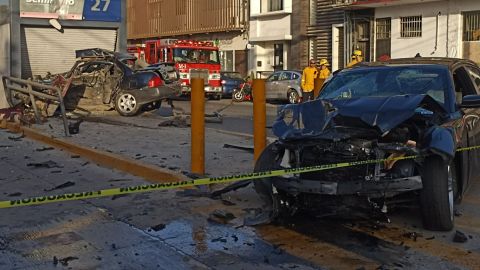 Dos personas murieron en accidente automovilístico en Zona Centro