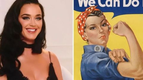 Katy Perry recrea famosa imagen feminista para celebrar el 4 de julio