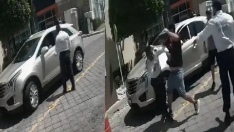 'No sabes ni con quién te estás metiendo': otra vez agreden a guardia en Puebla