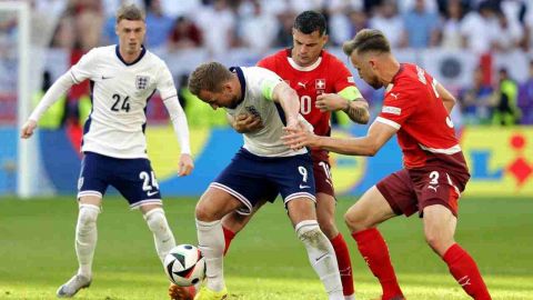 Inglaterra se impone a Suiza y avanza a la semifinal de la Eurocopa 2024