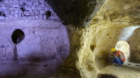 Descubren ciudad subterránea oculta en el sudeste de Turquía