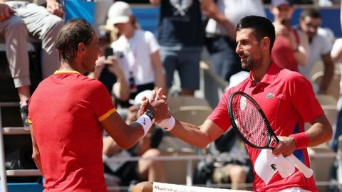 Novak Djokovic despide a Rafael Nadal de los Juegos Olímpicos de París 2024