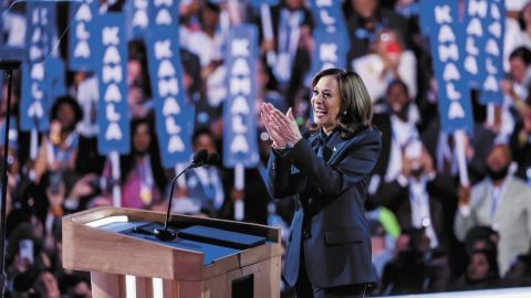 'Seré presidenta de todos': Kamala Harris