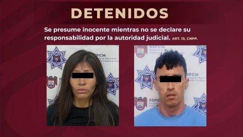 Detienen a pareja con 'cristal' y motocicleta relacionada con un homicidio