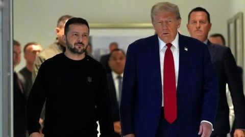 Trump y Zelensky se reúnen entre cuestionamientos sobre la defensa de Ucrania