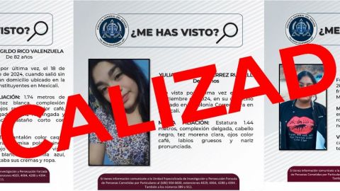 Localizan a tres personas que contaban con reporte de búsqueda