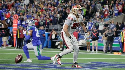 49ers evitan la voltereta de Seahawks y consigue su tercera victoria en la NFL