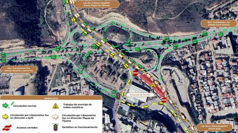 Cerrarán parcialmente Libramiento Sur por obras del Nodo Morelos