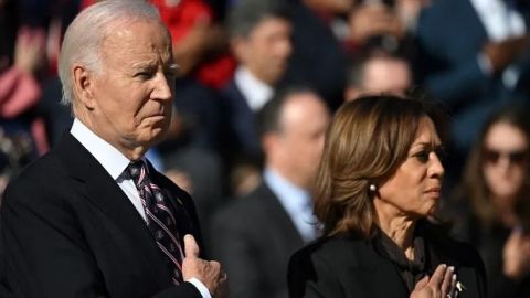 Reaparecen Biden y Kamala tras derrota electoral, en el Día de los Veteranos