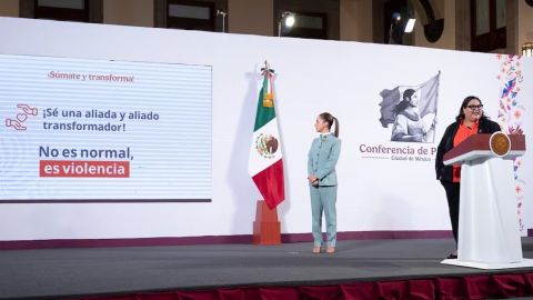 Gobierno de Sheinbaum lanza campaña contra violencia hacia las mujeres