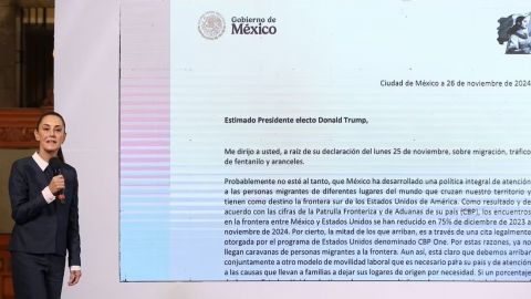 Claudia Sheinbaum rechaza amenazas de aranceles de Donald Trump