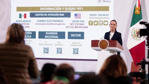 Claudia Sheinbaum presenta operativo 'Bienvenidas Heroínas y Héroes Paisanos'