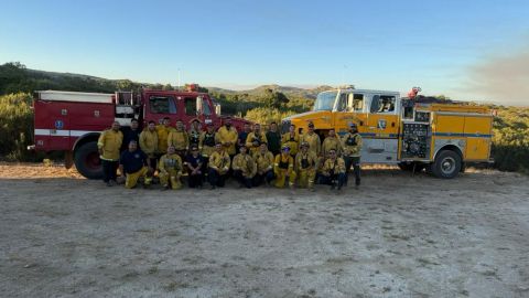 Bomberos de Tijuana refuerzan esfuerzos en la lucha contra incendios forestales