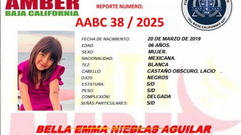 Buscan a los pequeños Emma Nieblas y William Julián desaparecidos en Tijuana