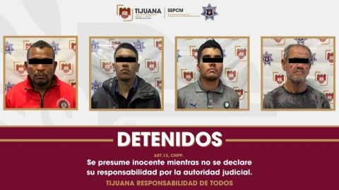 Asegura Policía Municipal a cuatro personas en posesión de armas de fuego