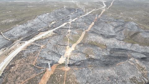 Declaran 100 % liquidado incendio forestal en carretera Tecate–Mexicali