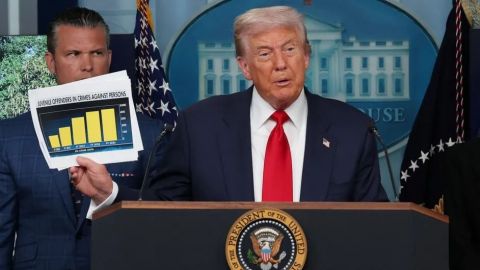 Trump ordena despliegue de la Guardia Nacional en Washington DC