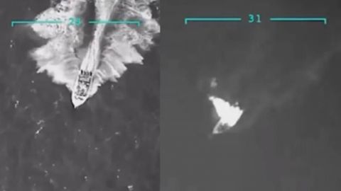 Trump difunde video de ataque contra barco con miembros del Tren de Aragua